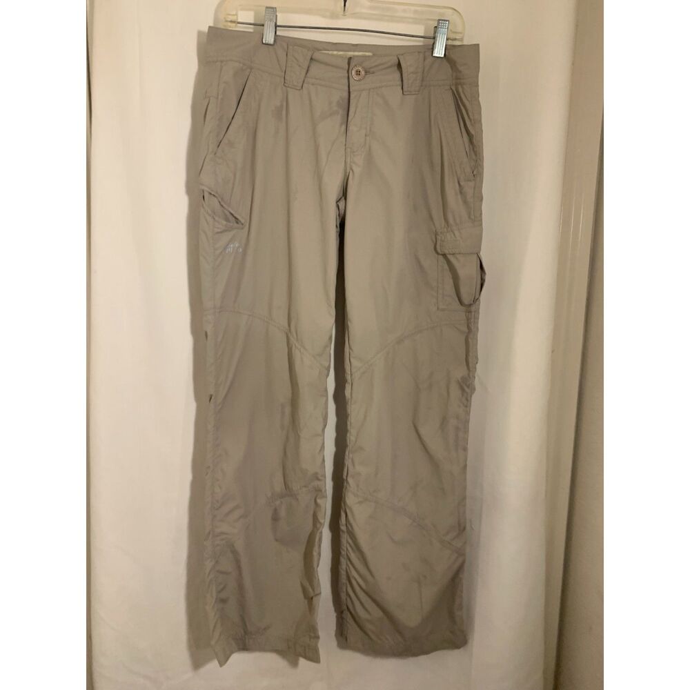 Cabela’s Casuals Nylon Convertible Cargo Pants – Women’s  6 – Khaki Zip‑Off